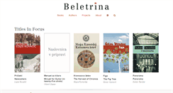 Desktop Screenshot of beletrina.com