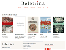 Tablet Screenshot of beletrina.com